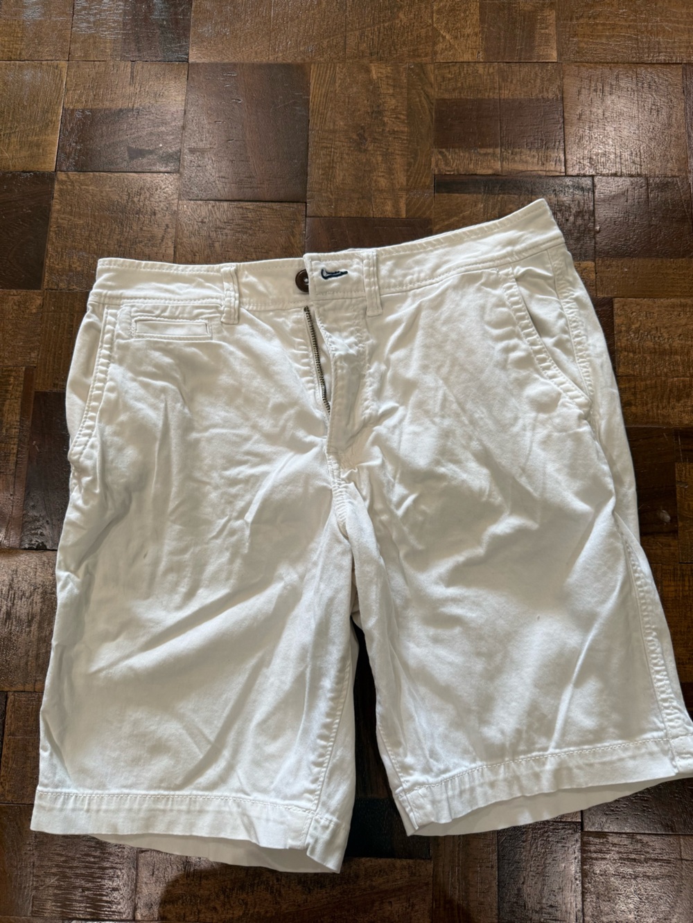 American Eagle Outfitters White Men's Chino Shorts